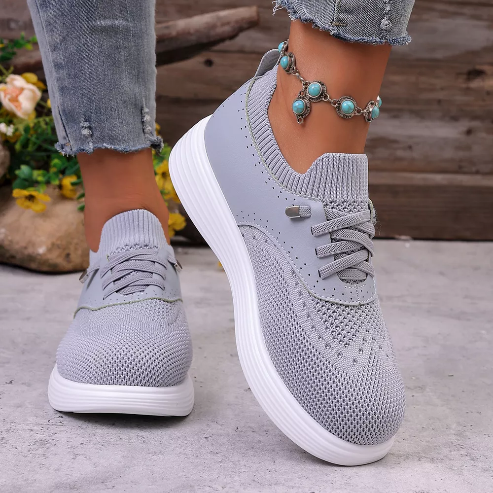 Round Toe Lace Up Sneakers, image 15