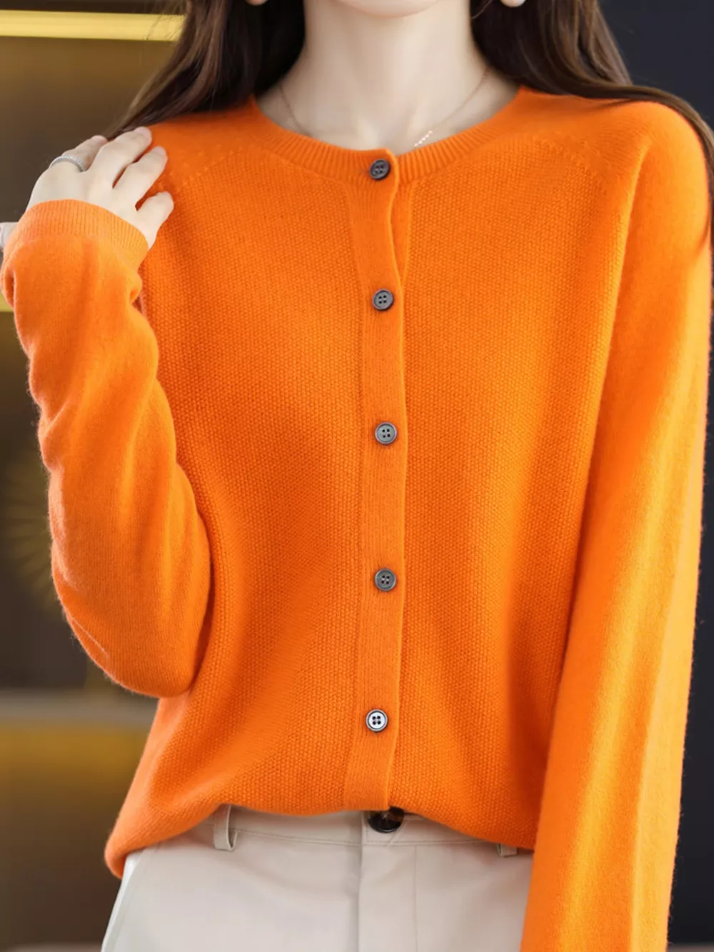 Button-Down Long Sleeve Cardigan, image 26