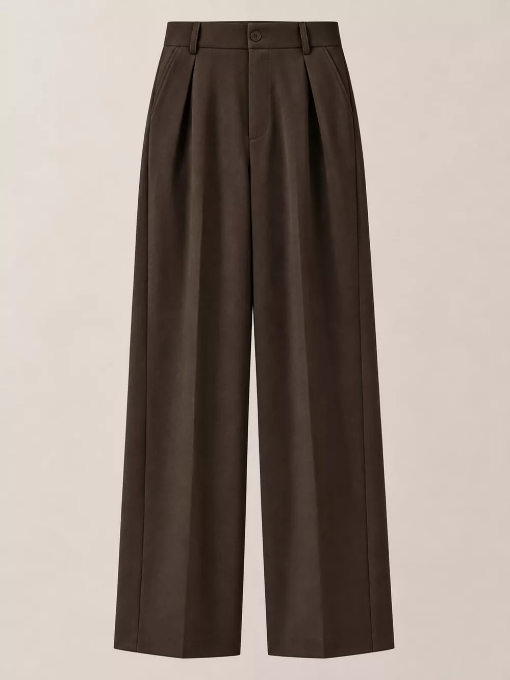 High-Waisted Pleated Wide-Leg Pants, image 11