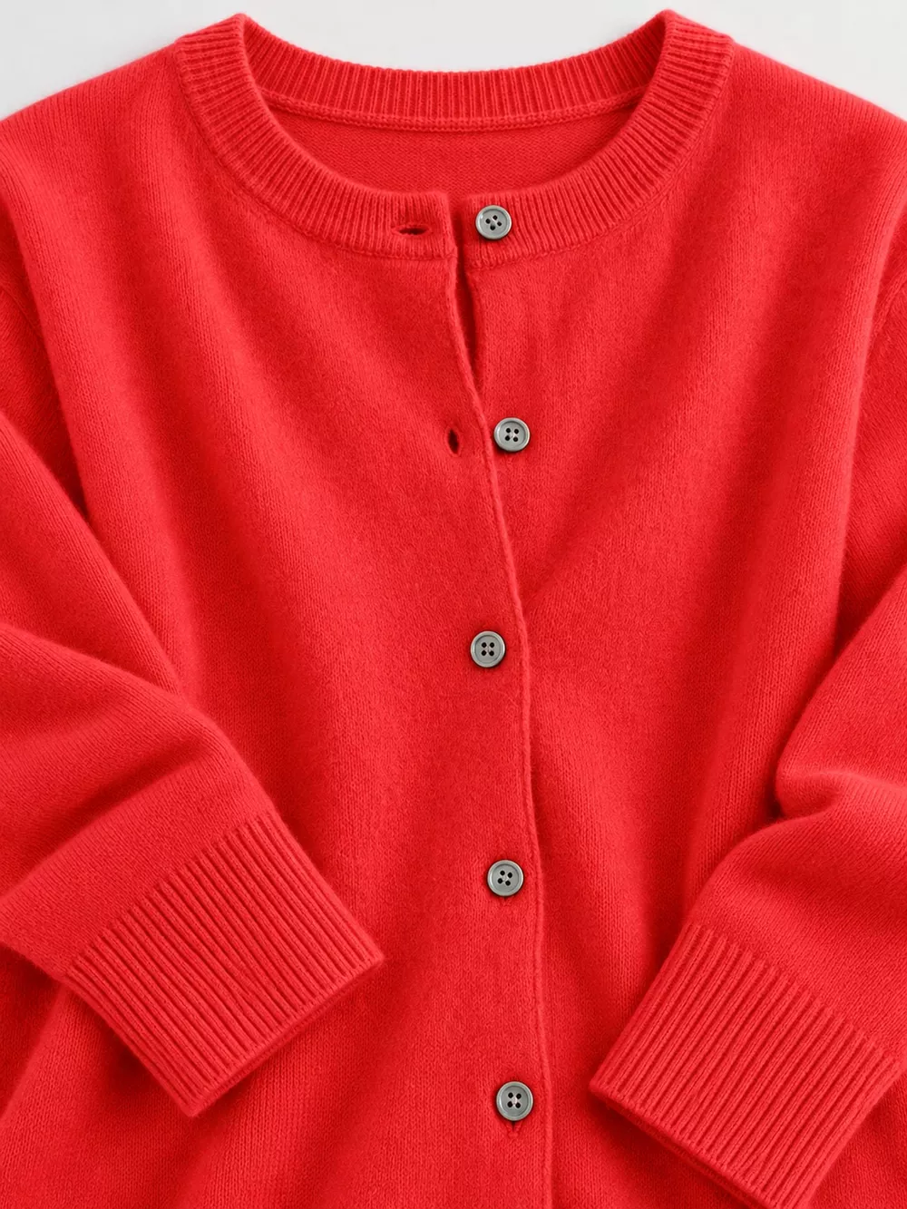 Crew-Neck Button-Down Cardigan, image 11