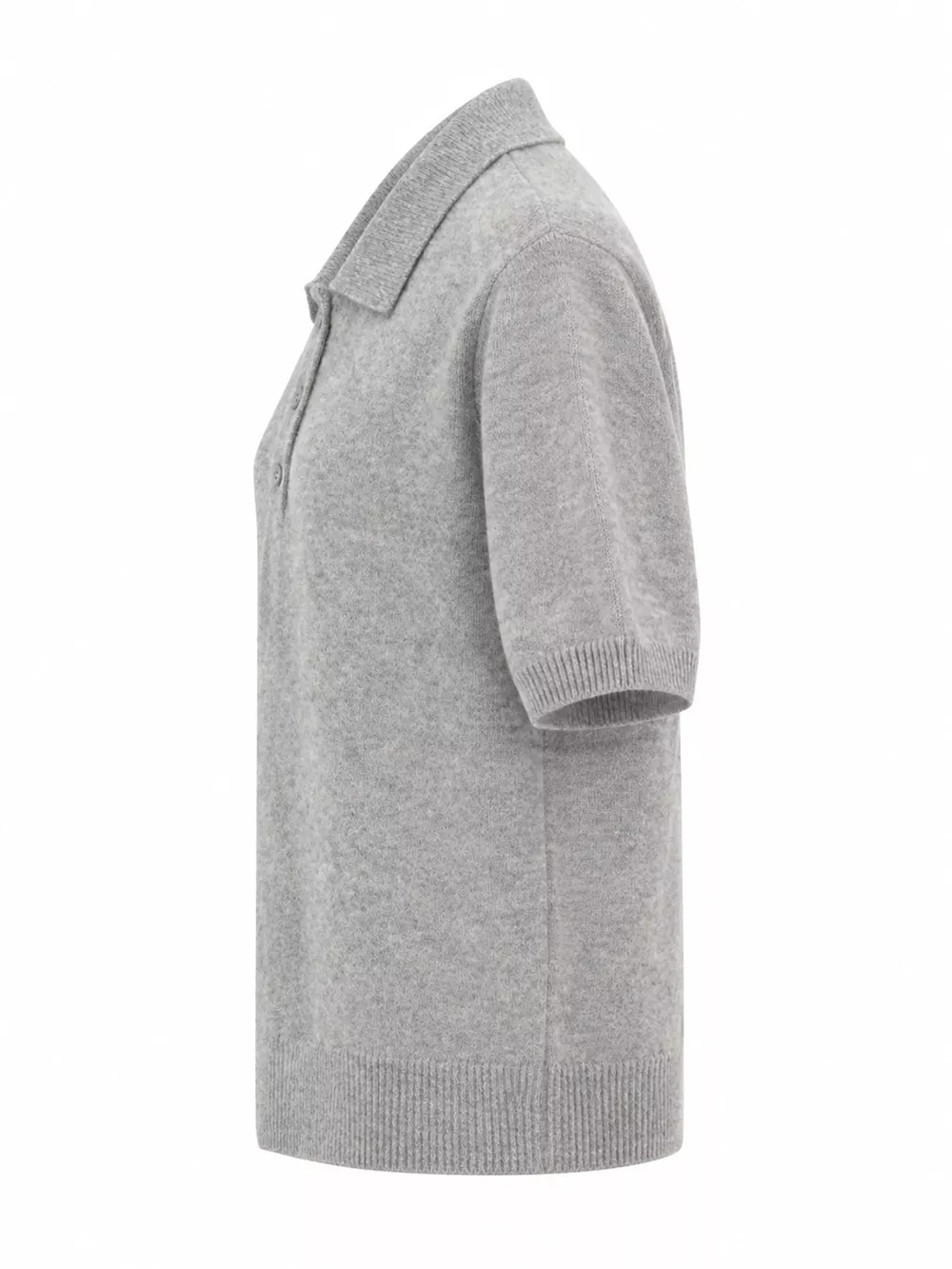 Wool Short-Sleeve knitted Polo Shirt, image 26