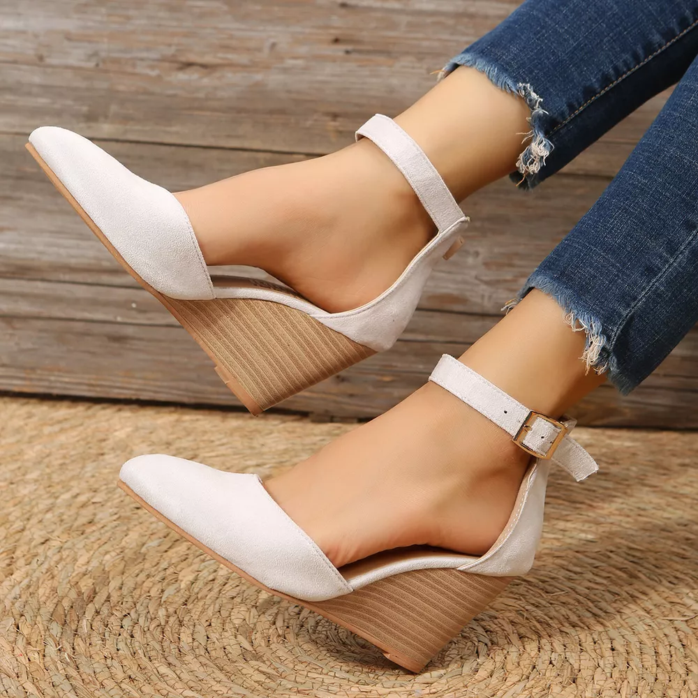 Point Toe Wedge Sandals, image 6