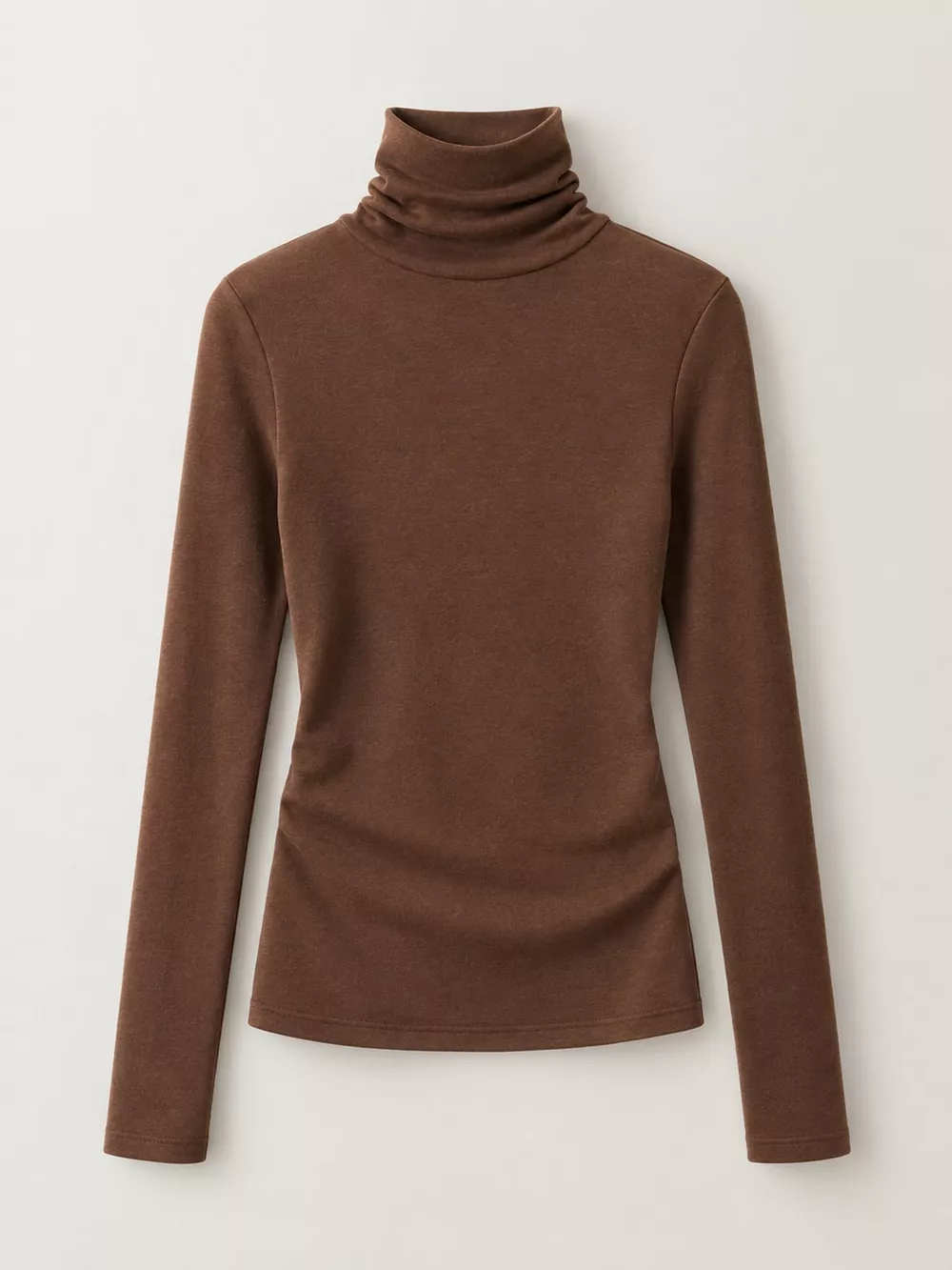 Slim-Fit Turtleneck Long Sleeve T-Shirt, image 13