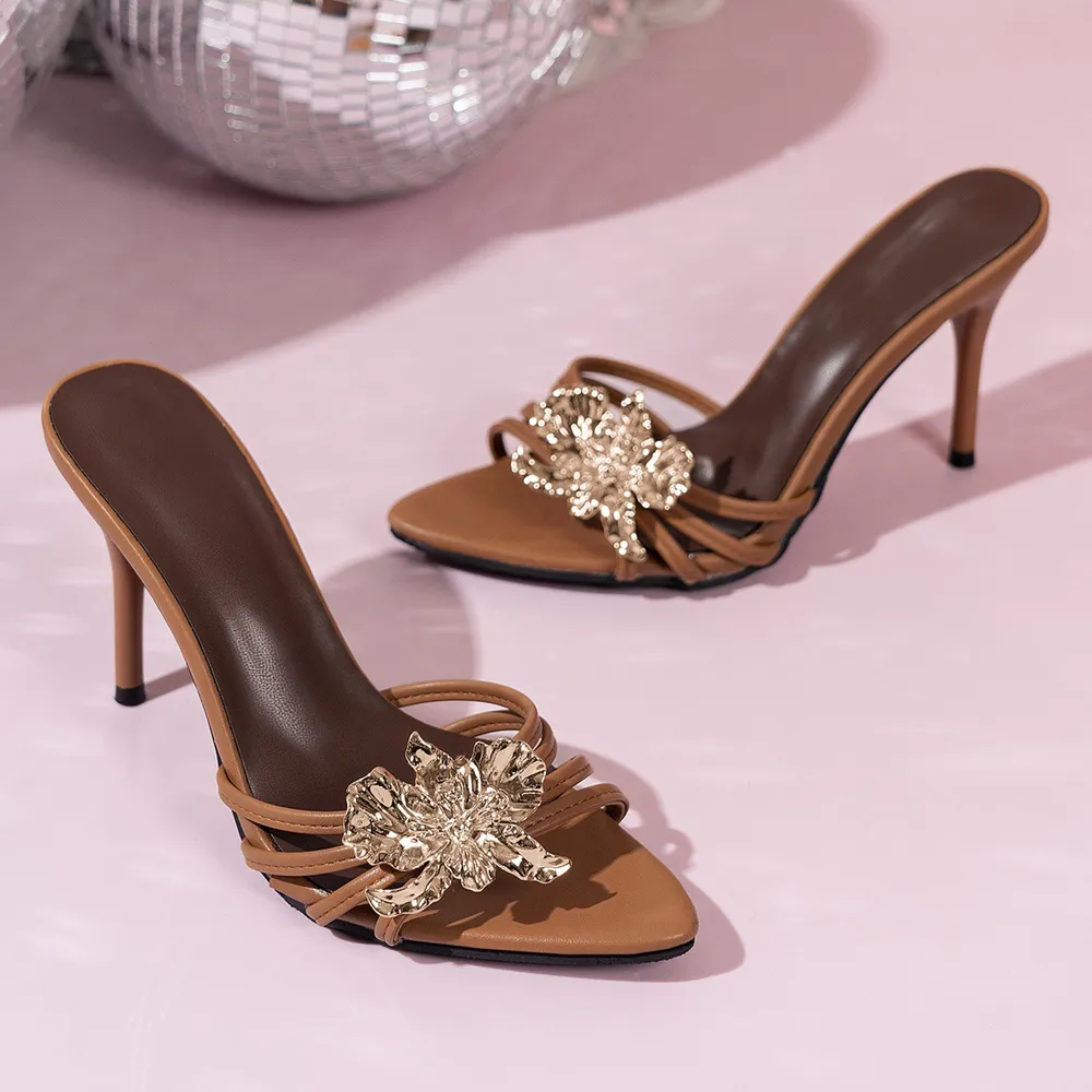 Open Toe Stiletto Sandals, image 2