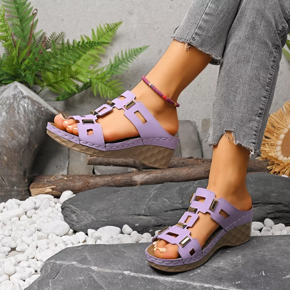 Open Toe Wedge Sandals, image 22