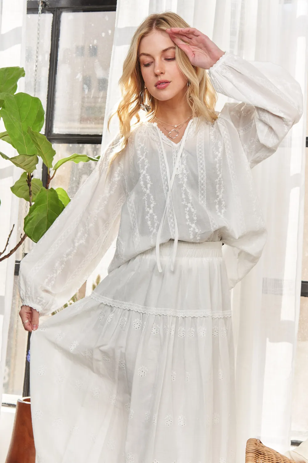 Cotton Peasant Top, image 11