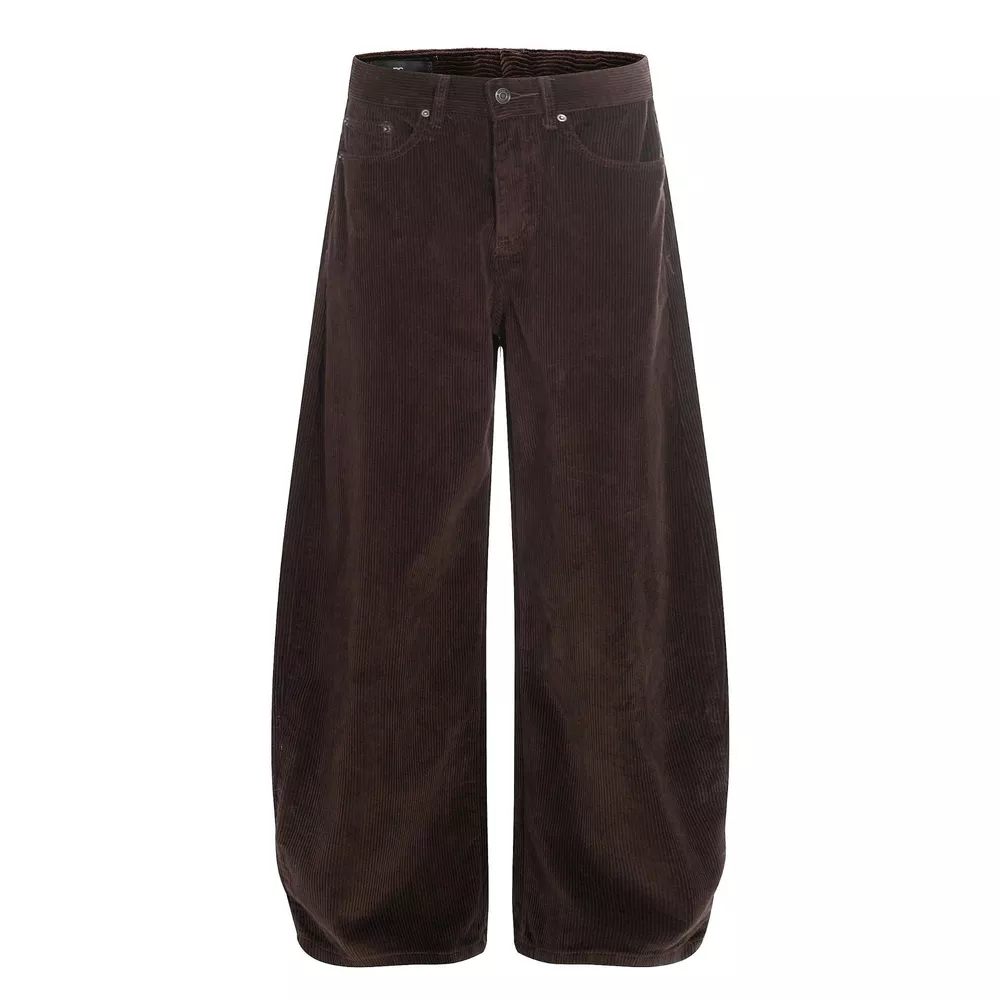 Men's Wide Leg Corduroy Pants