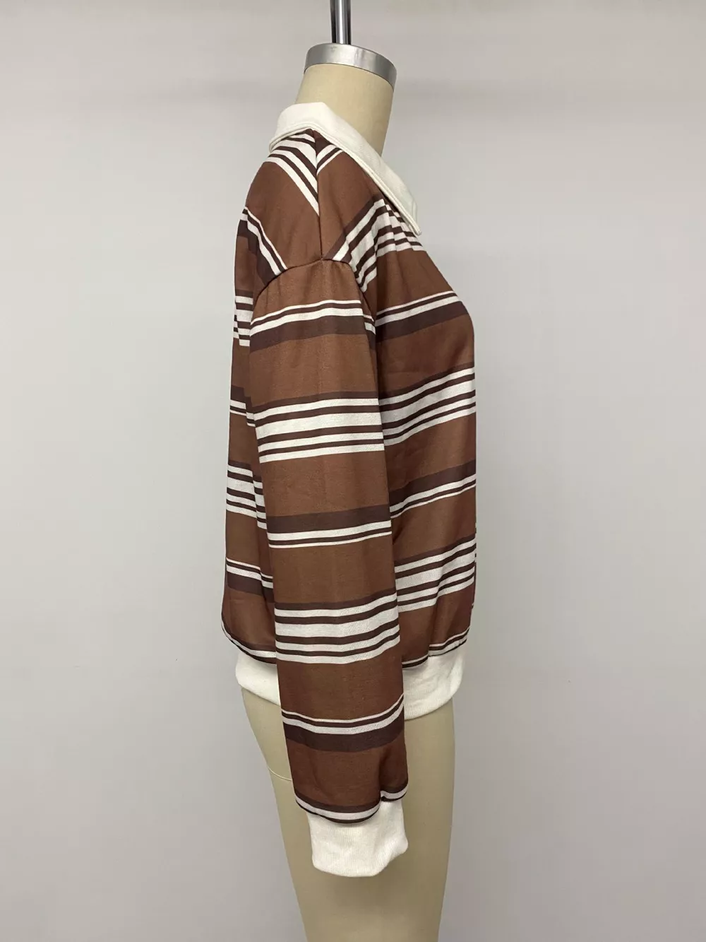 Striped Dropped Shoulder Sweatshirt, image 12