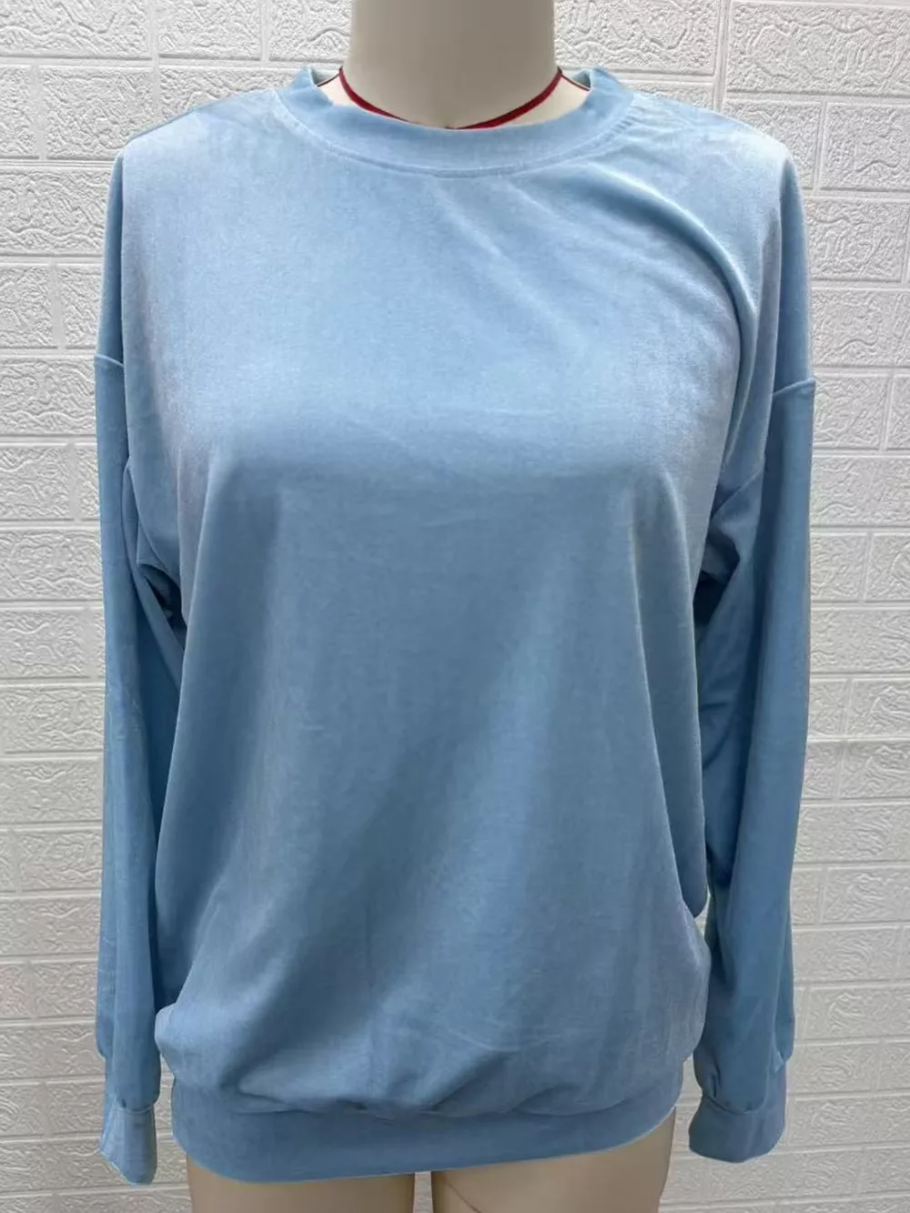 Full Size Crew Neck Drop Shoulder Sweatshirt Plus Size, image 17