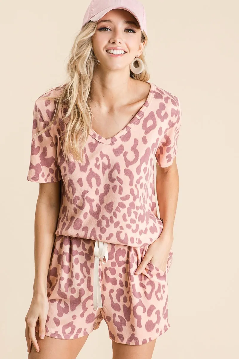 Leopard Shorts with Twill Tape Drawstring, image 3