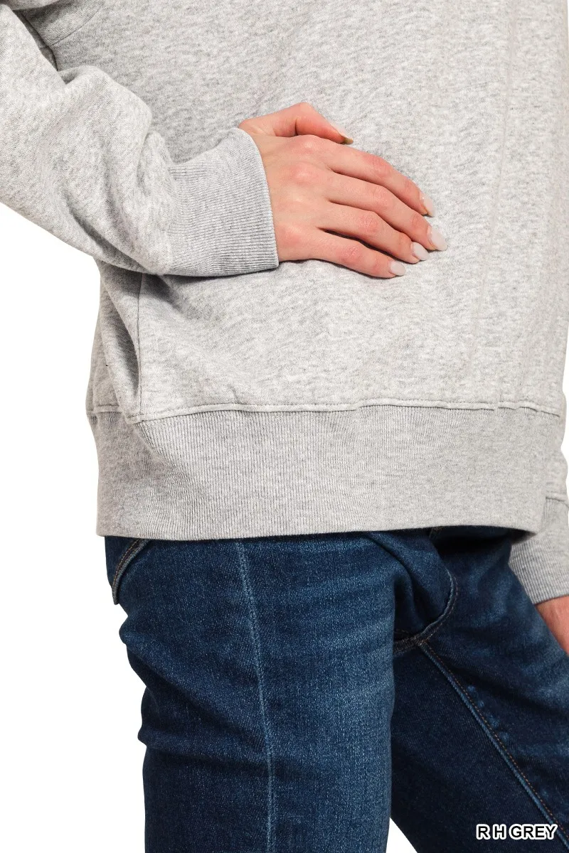 Fleece Half Zip Sweatshirt, image 4