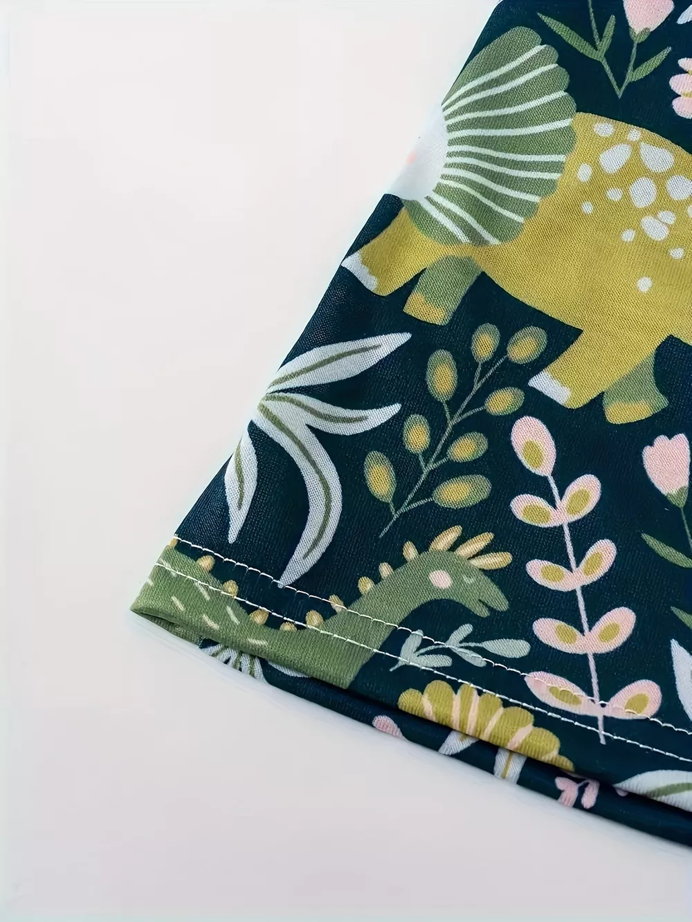 Printed Elastic Waist Skirt, image 4