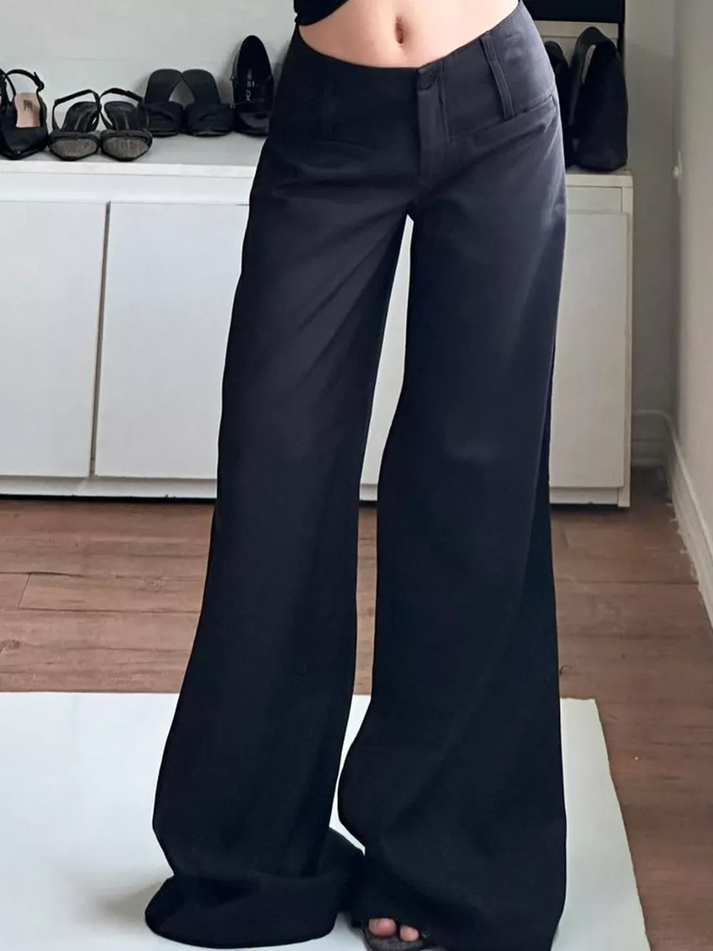 Loose Fit Flare Pants, image 5