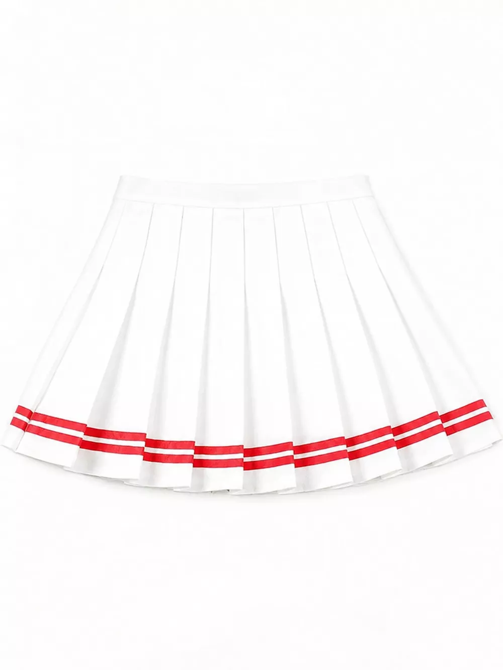 Pleated Striped Skirt, image 2
