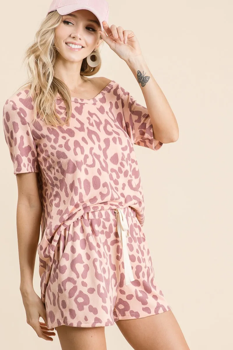 Leopard Shorts with Twill Tape Drawstring, image 4