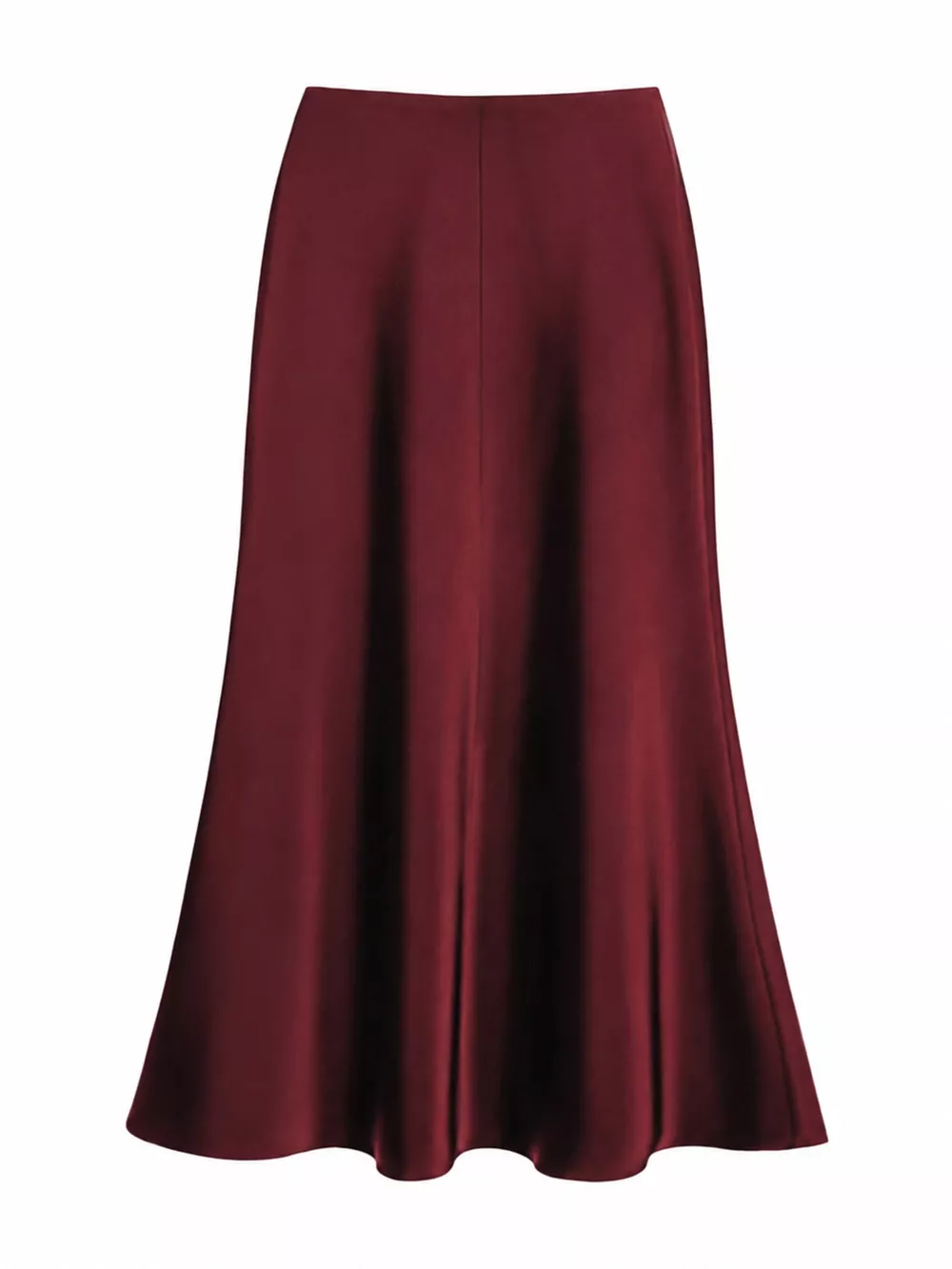 Full Size High-Waisted Satin Midi Skirt Plus Size, image 19