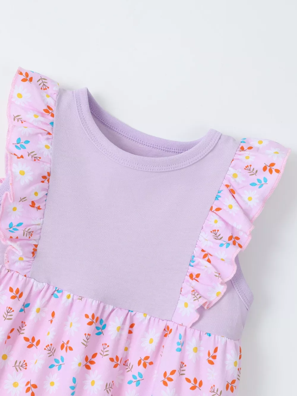 Children's Ruffled Floral Print Dress, image 2