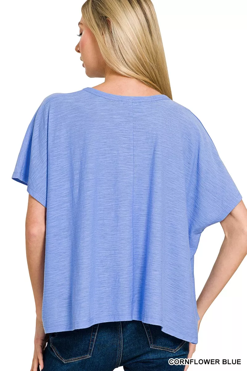Round Neck Short Sleeve T-Shirt, image 2