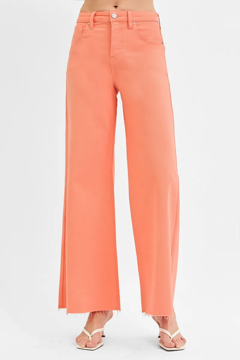 Full Size Tummy Control High Rise Wide Leg Palazzo Jeans Plus Size, image 3