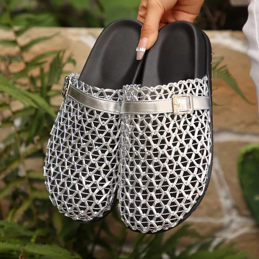 Round Toe Buckle Sandals, image 9