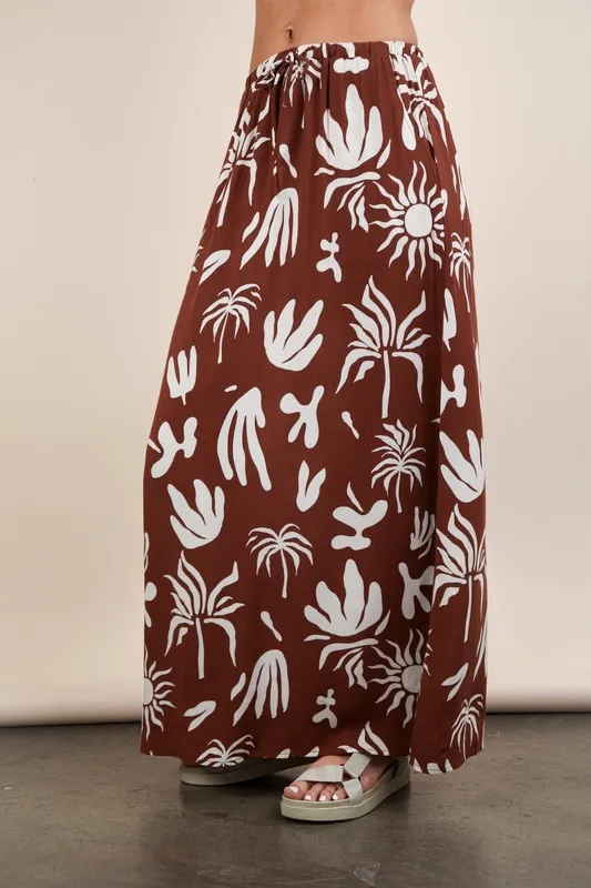 Printed Resort Midi Skirt, image 5