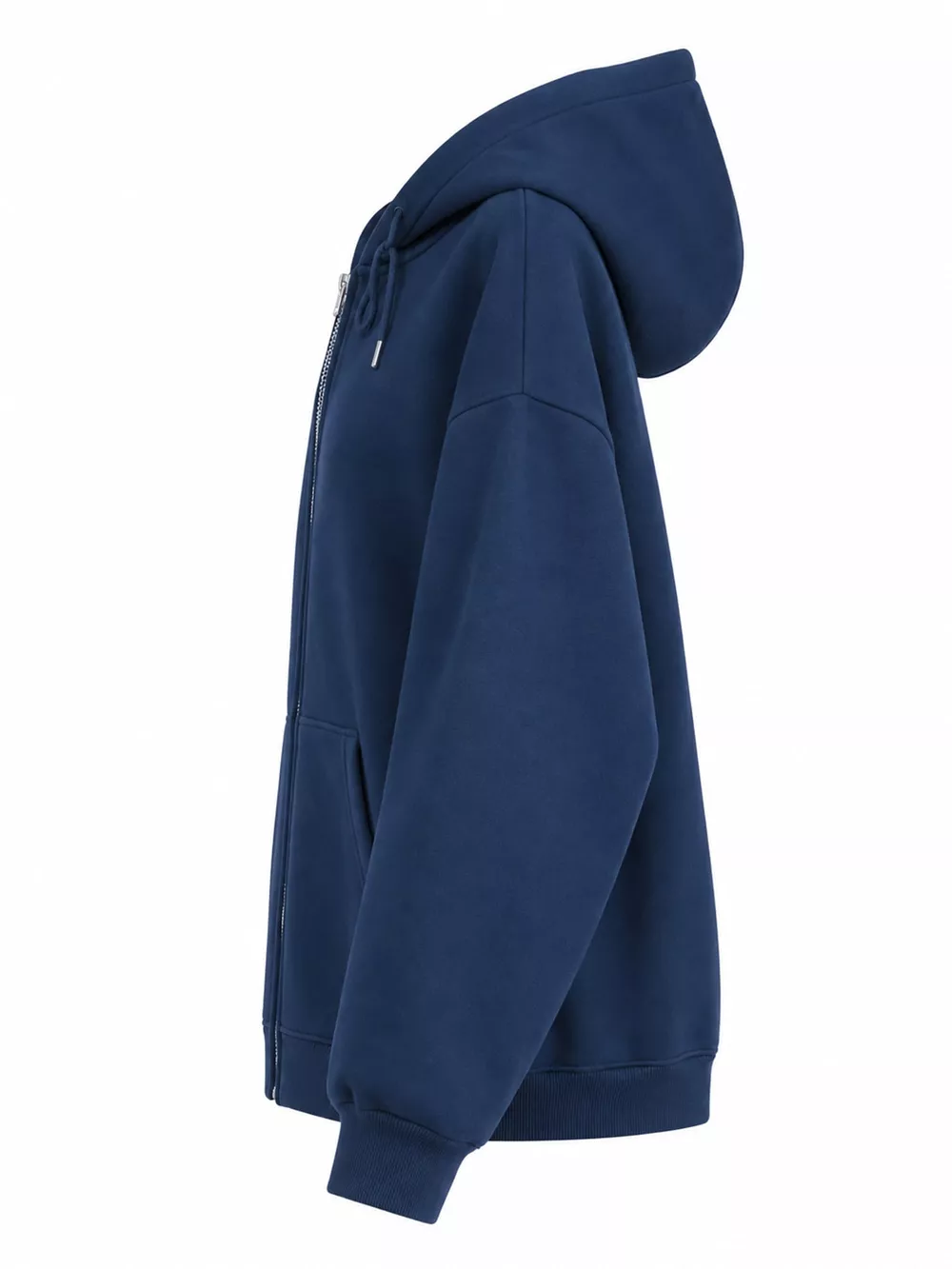 Full Size Oversized Solid Zip-Up Hoodie with Drawstring Plus Size, image 57