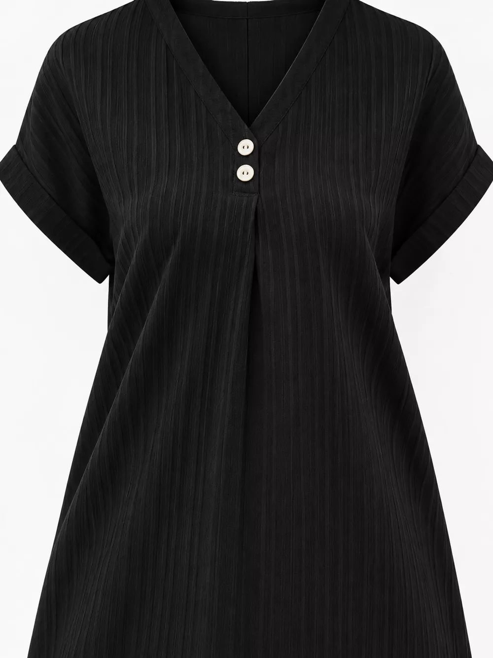Full Size V-Neck Short Sleeve Midi Dress Plus Size, image 10
