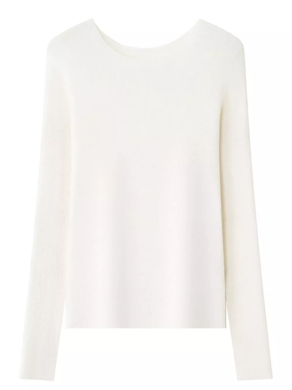 Herringbone Slim Fit Long Sleeve Knit Top, image 17
