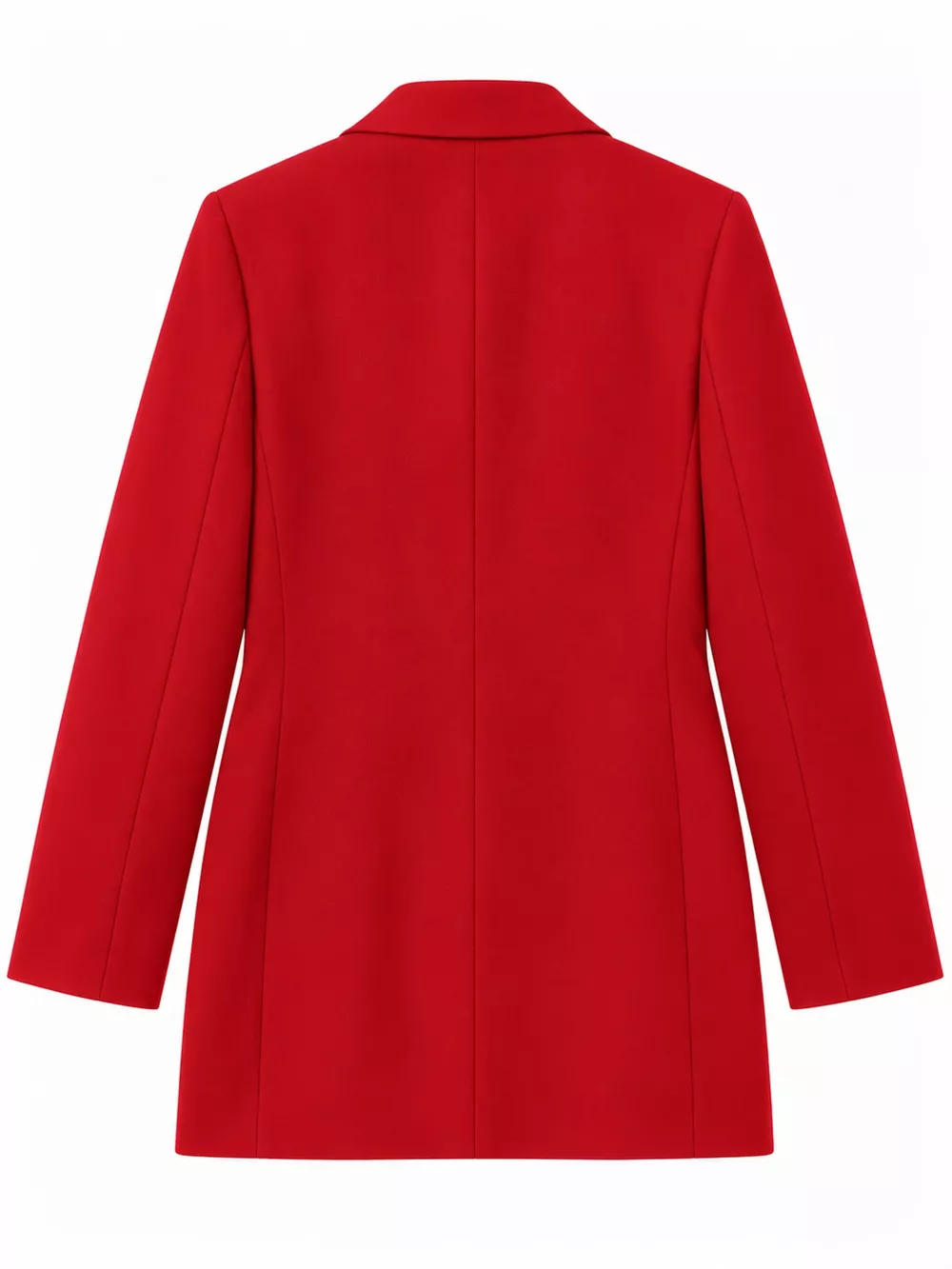 Full Size Minimalist Double-Breasted White Blazer Plus Size, image 28