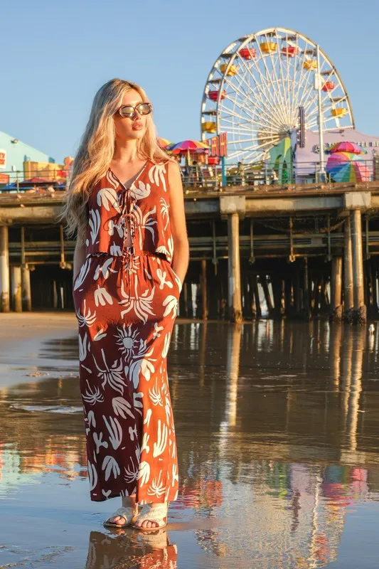 Printed Resort Midi Skirt, image 7