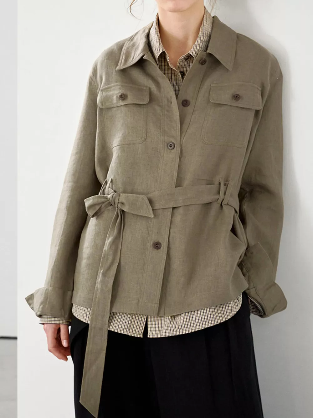 Button Up Long Sleeve Shacket, image 23