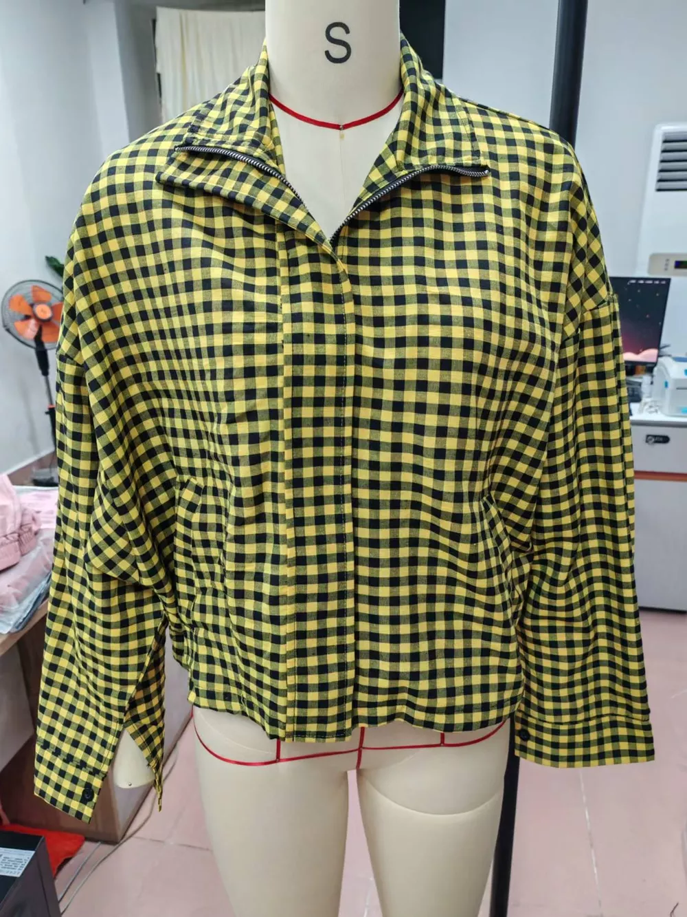 Plaid Zip-Up Jacket, image 13