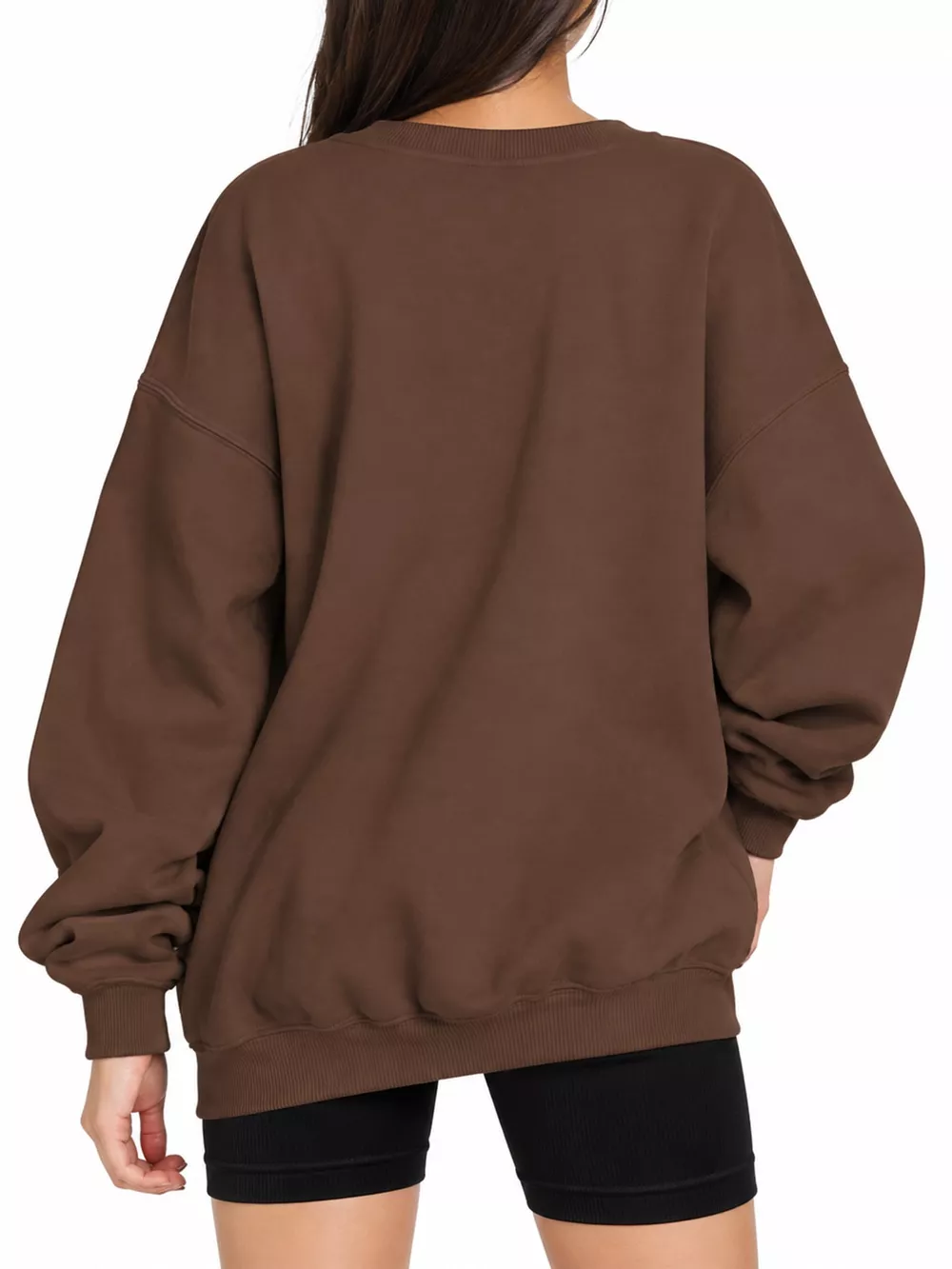 Full Size Crew Neck Dropped Shoulder Sweatshirt Plus Size, image 17