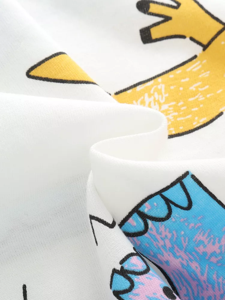 Children's Dinosaur Print Round Neck T-Shirt, image 4