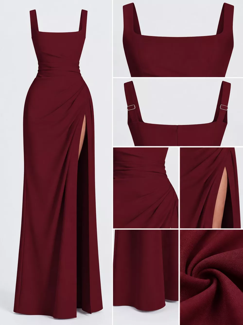 Sleeveless High-Slit Evening Maxi Dress, image 12