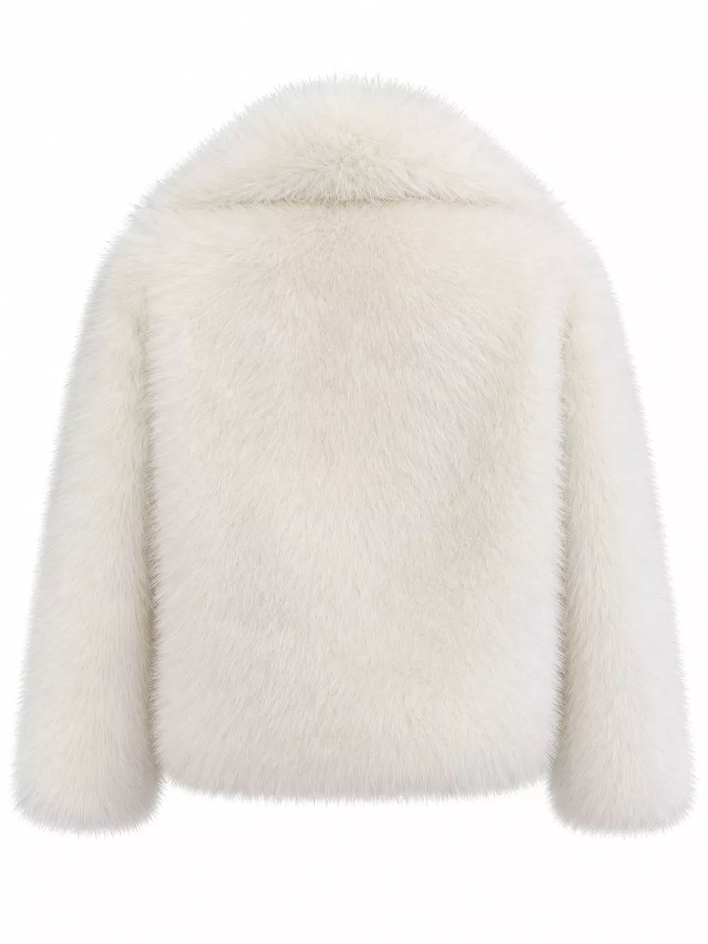 Fox Fur Collar Winter Outerwear, image 4