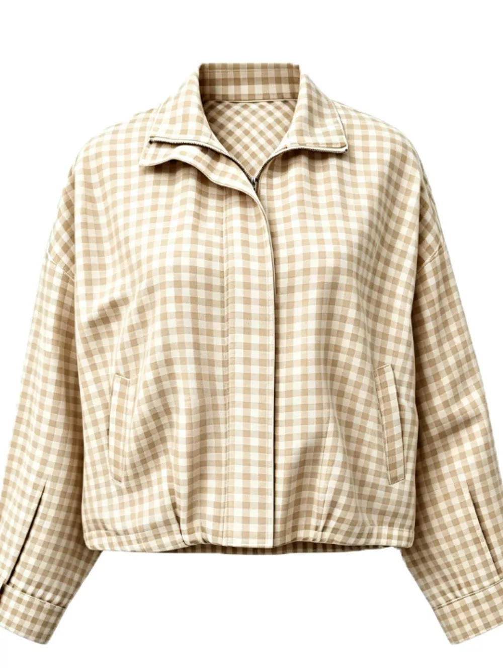 Plaid Zip-Up Jacket, image 22