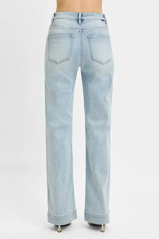 Full Size Run High Rise Straight Jeans, image 2
