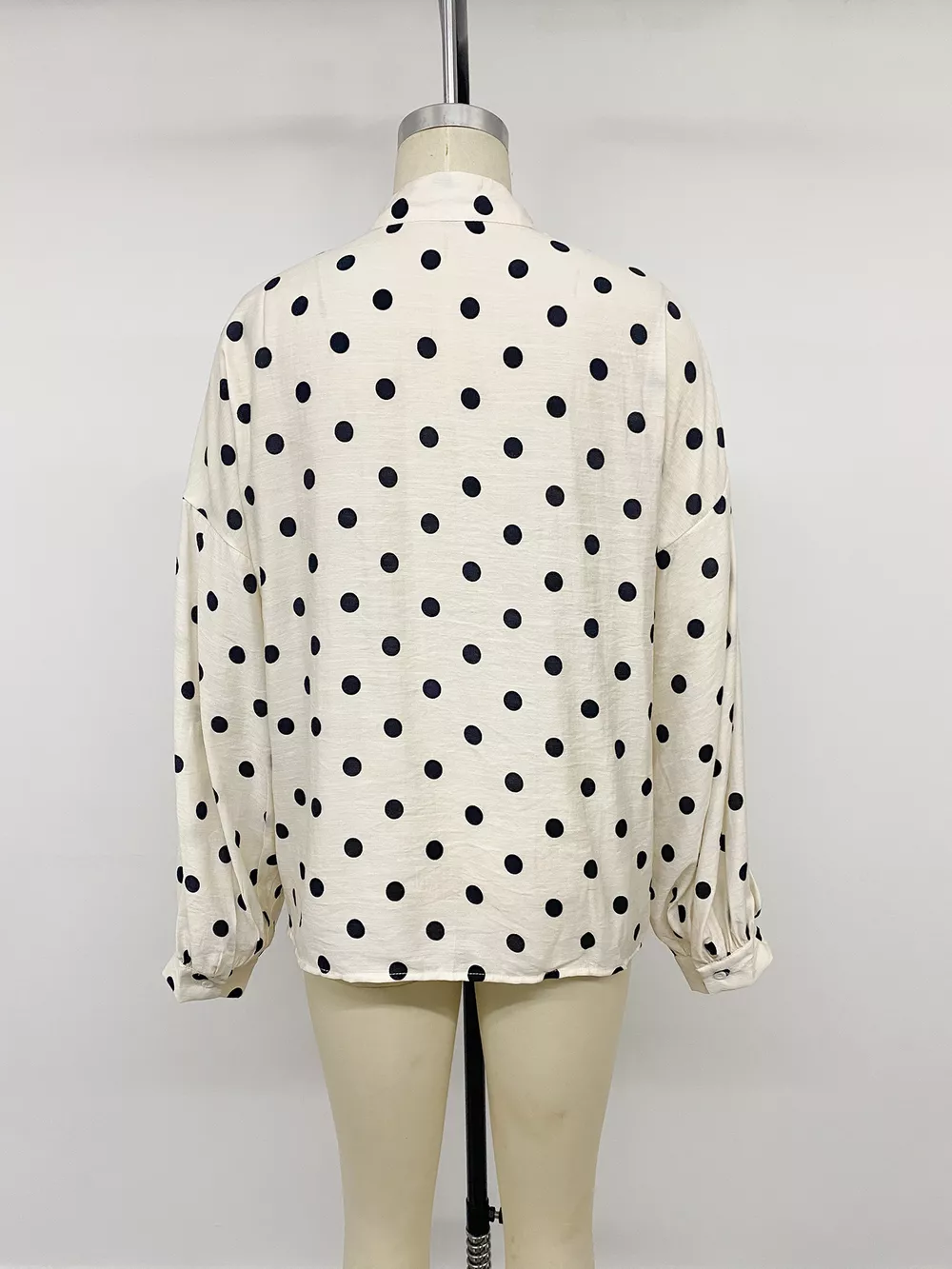 Polka Dot Button-Up Shirt, image 8