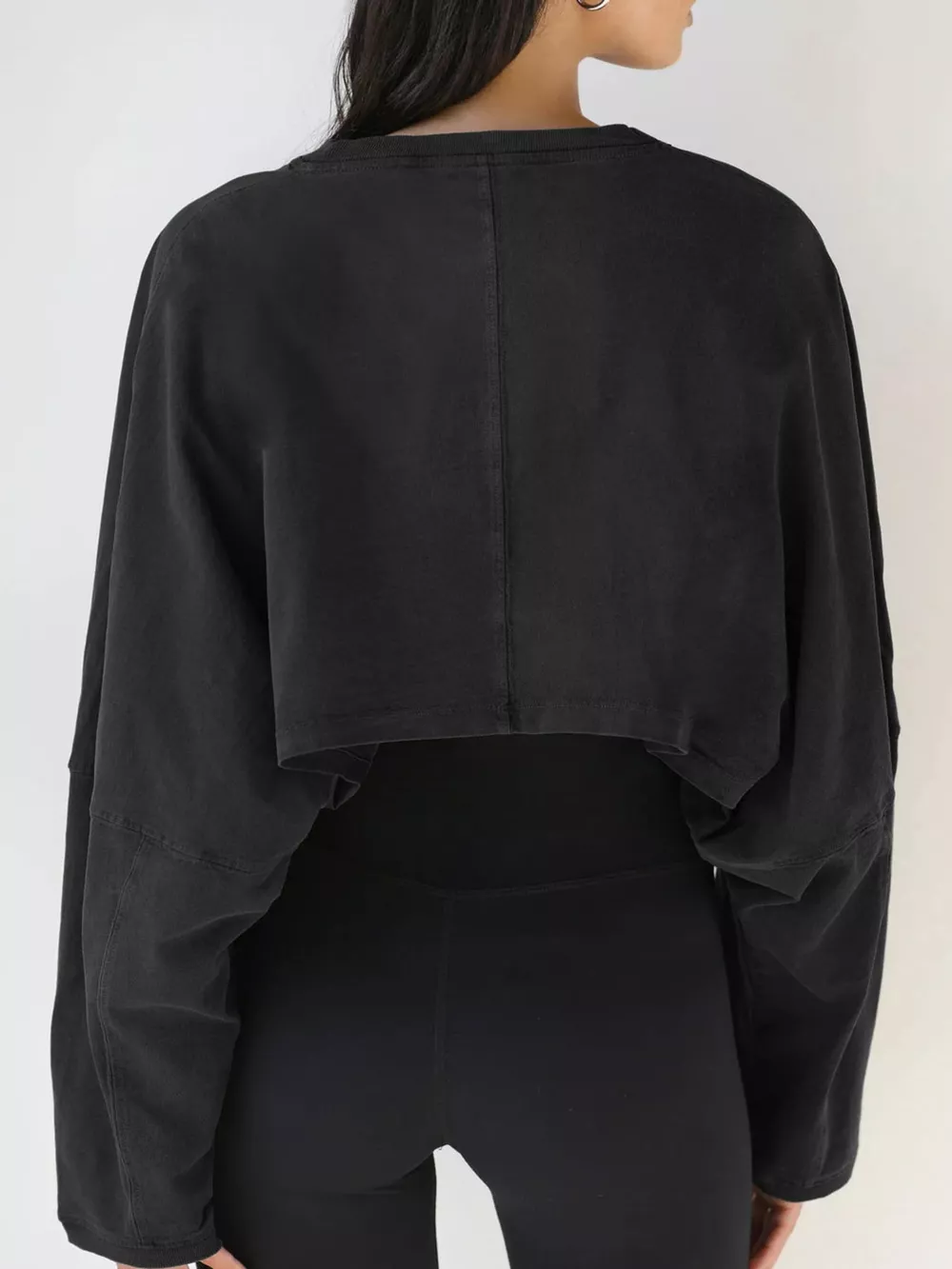 Long Sleeve Cropped Sweatshirt, image 40