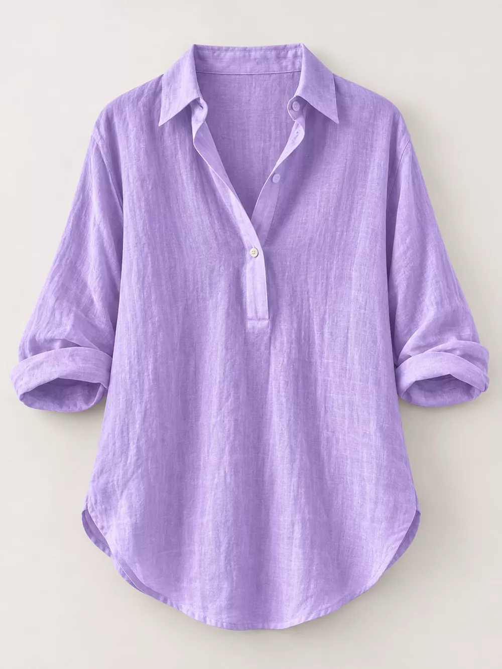Collared Neck Long Sleeve Blouse, image 16