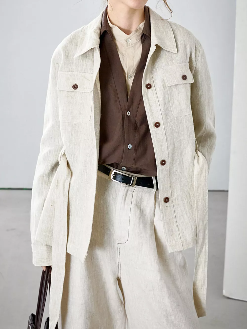 Button Up Long Sleeve Shacket, image 14