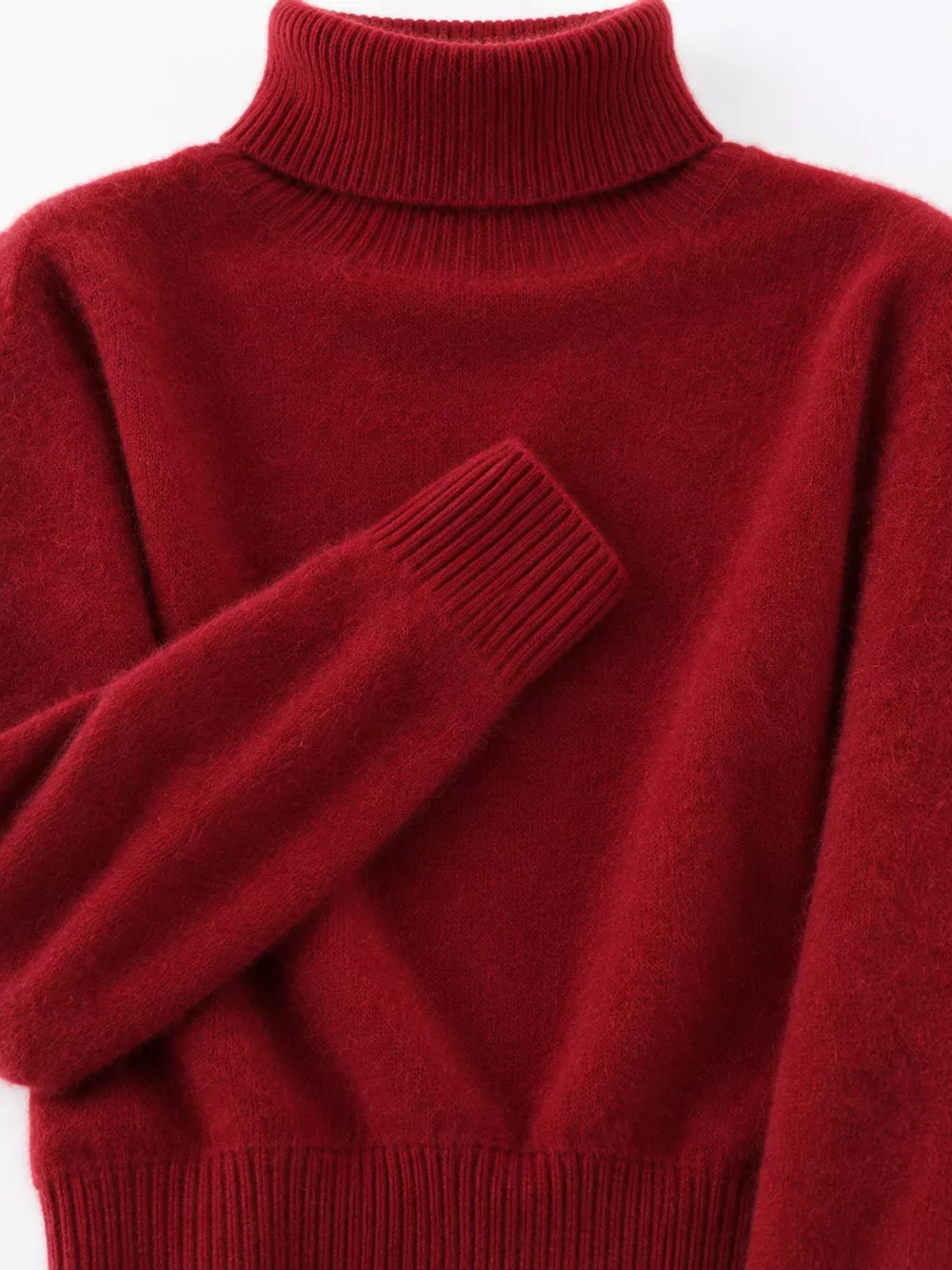 Full Size Turtleneck Long Sleeve Sweater Plus Size, image 96