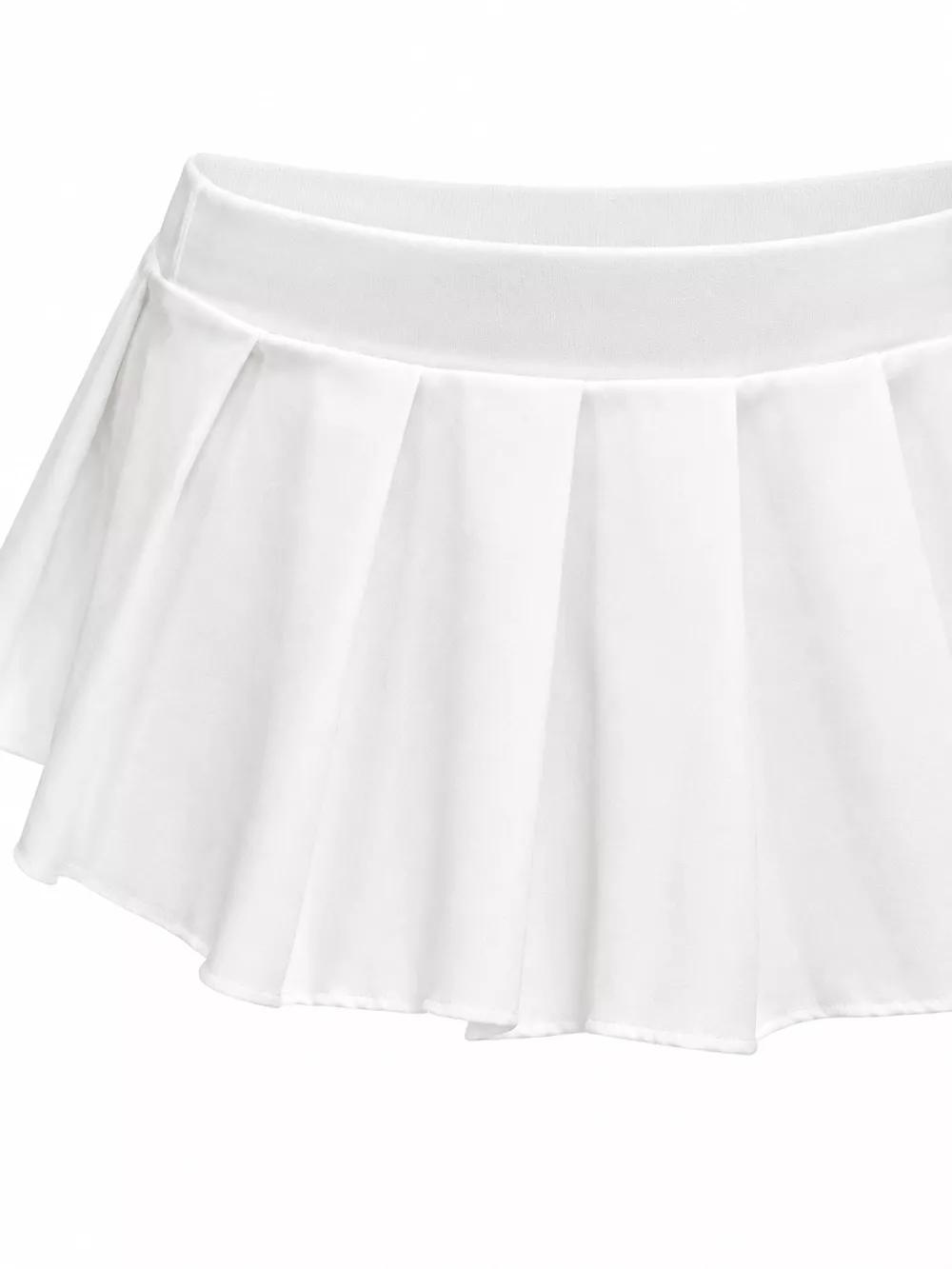 Low Waist Pleated Micro Mini Skirt, image 5