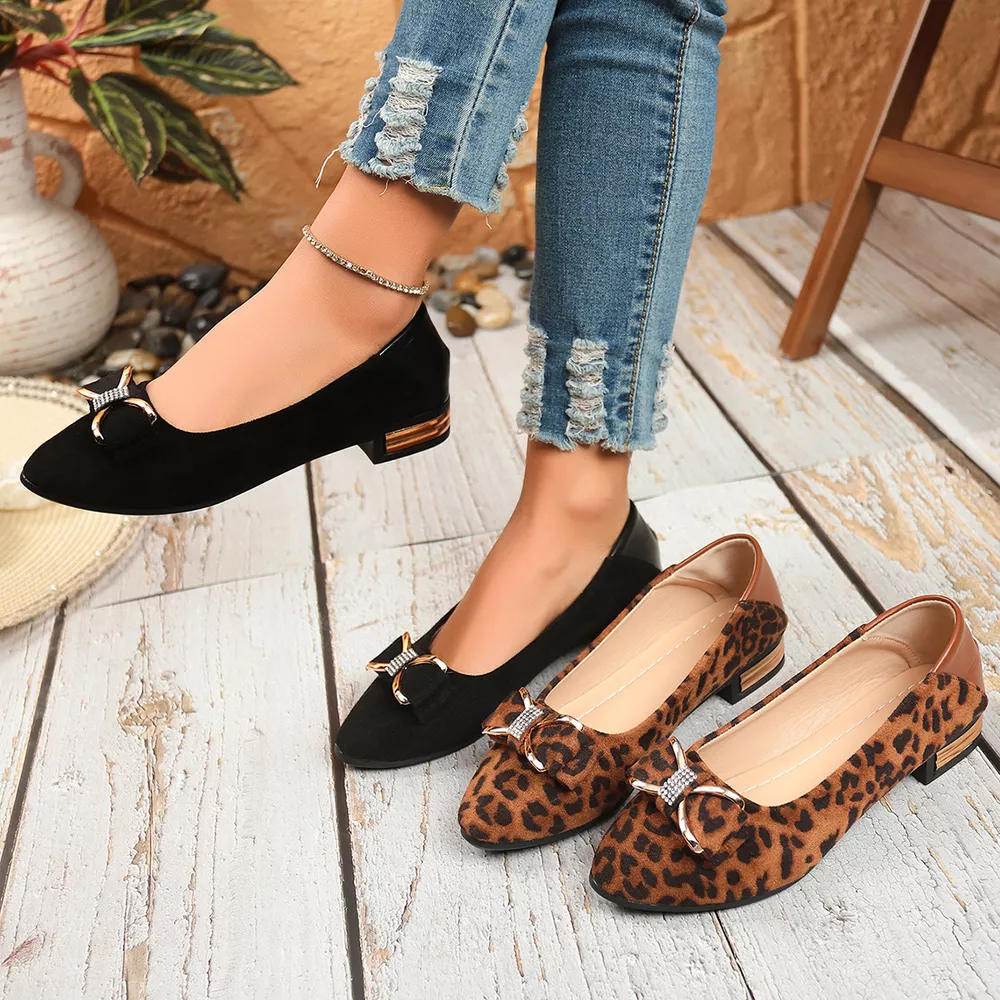 Point Toe Block Heels Slip-Ons, image 2