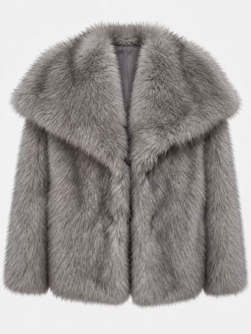 Fox Fur Collar Winter Outerwear, image 68