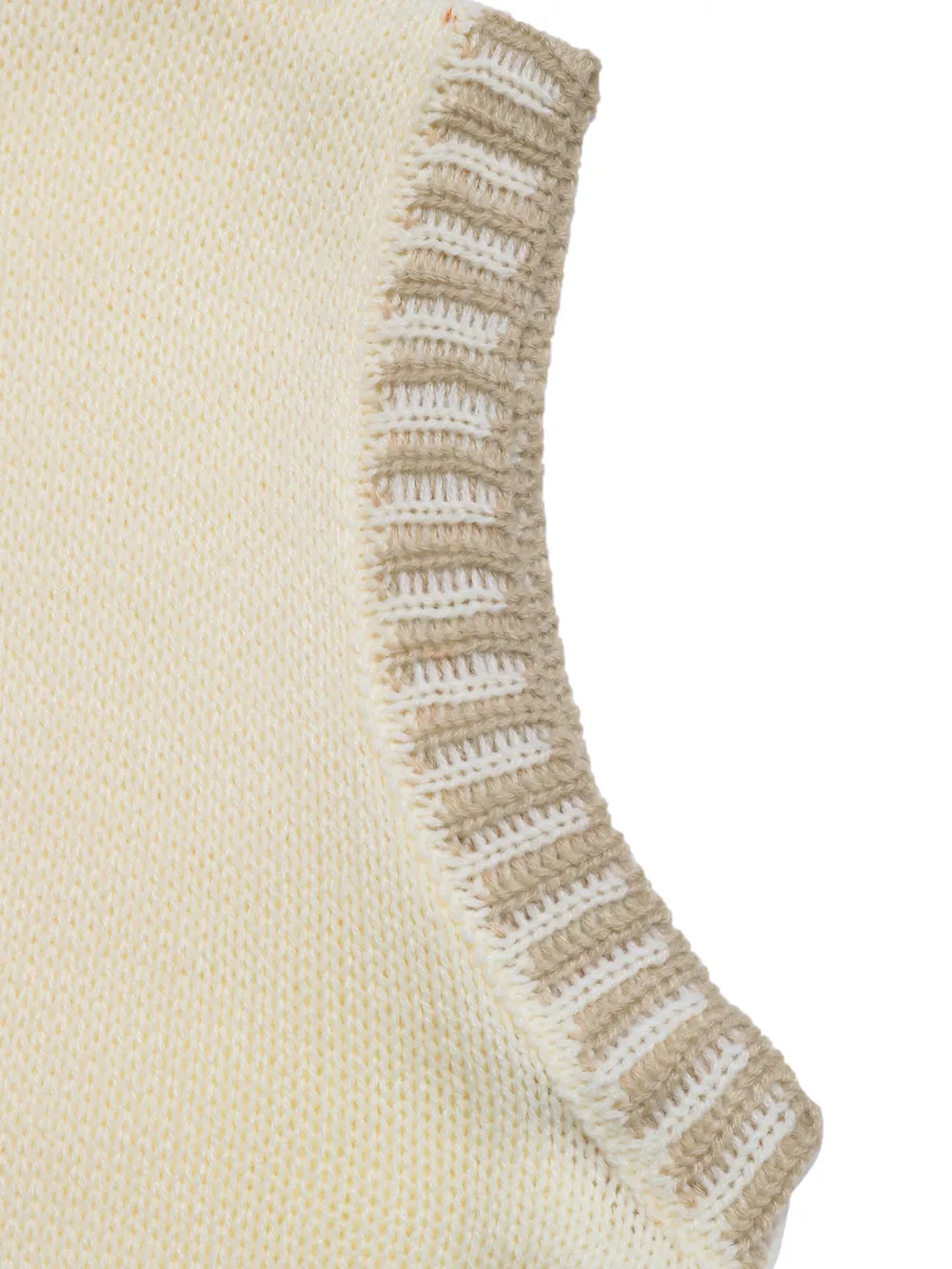Button Up V-Neck Sweater Vest, image 4