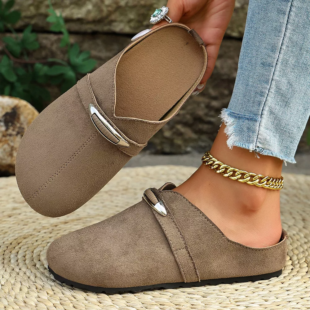 Round Toe Flats Slip-Ons, image 5