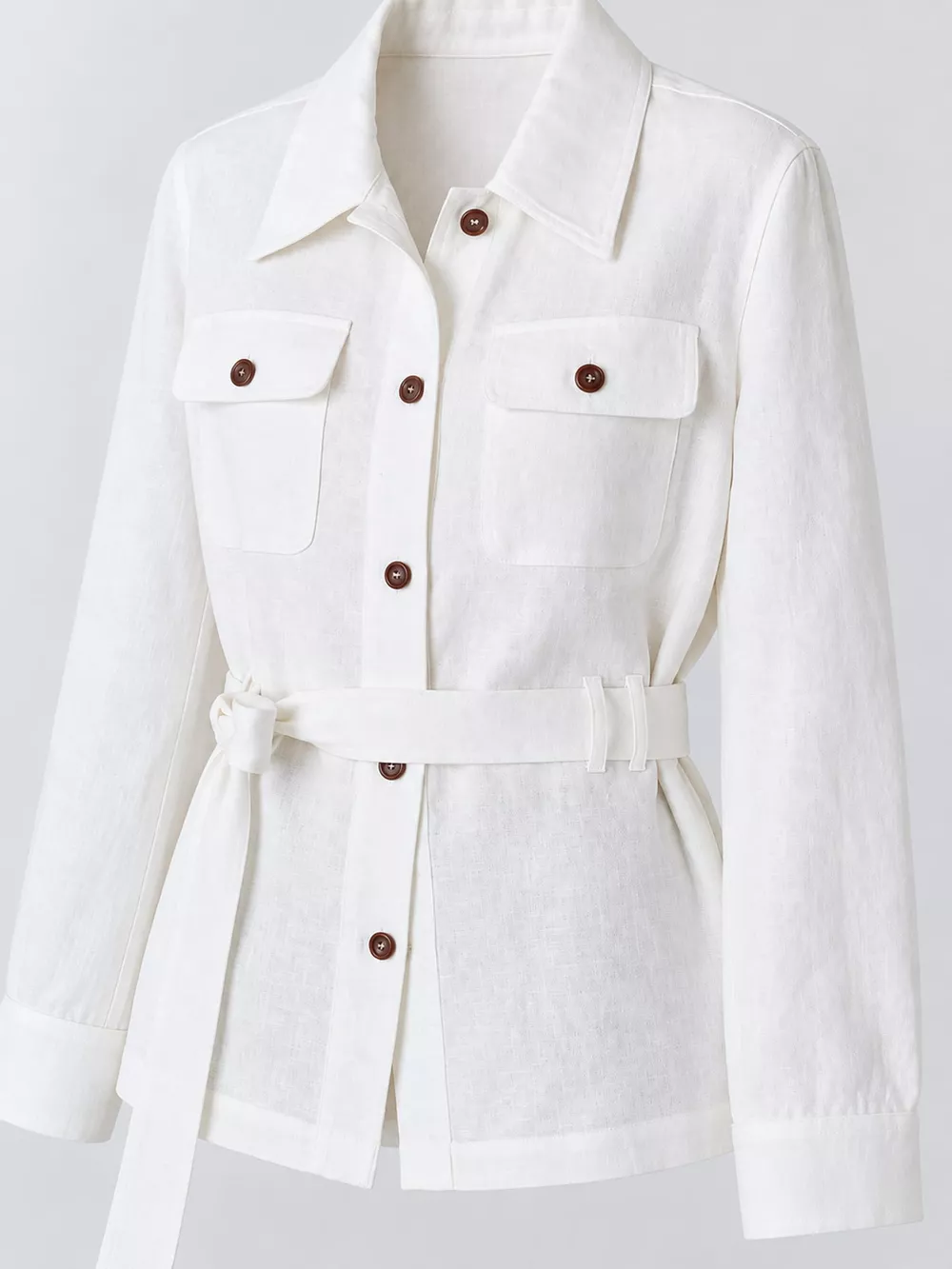 Button Up Long Sleeve Shacket, image 9