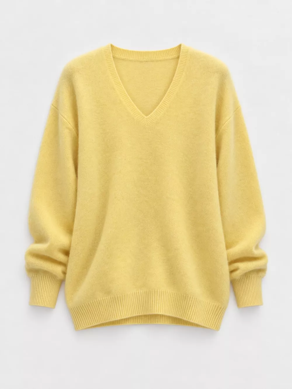 V-Neck Dropped Shoulder Sweater, image 8